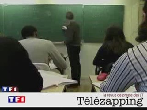 Télézapping : Sarkozy prône le droit à l'erreur au lycée