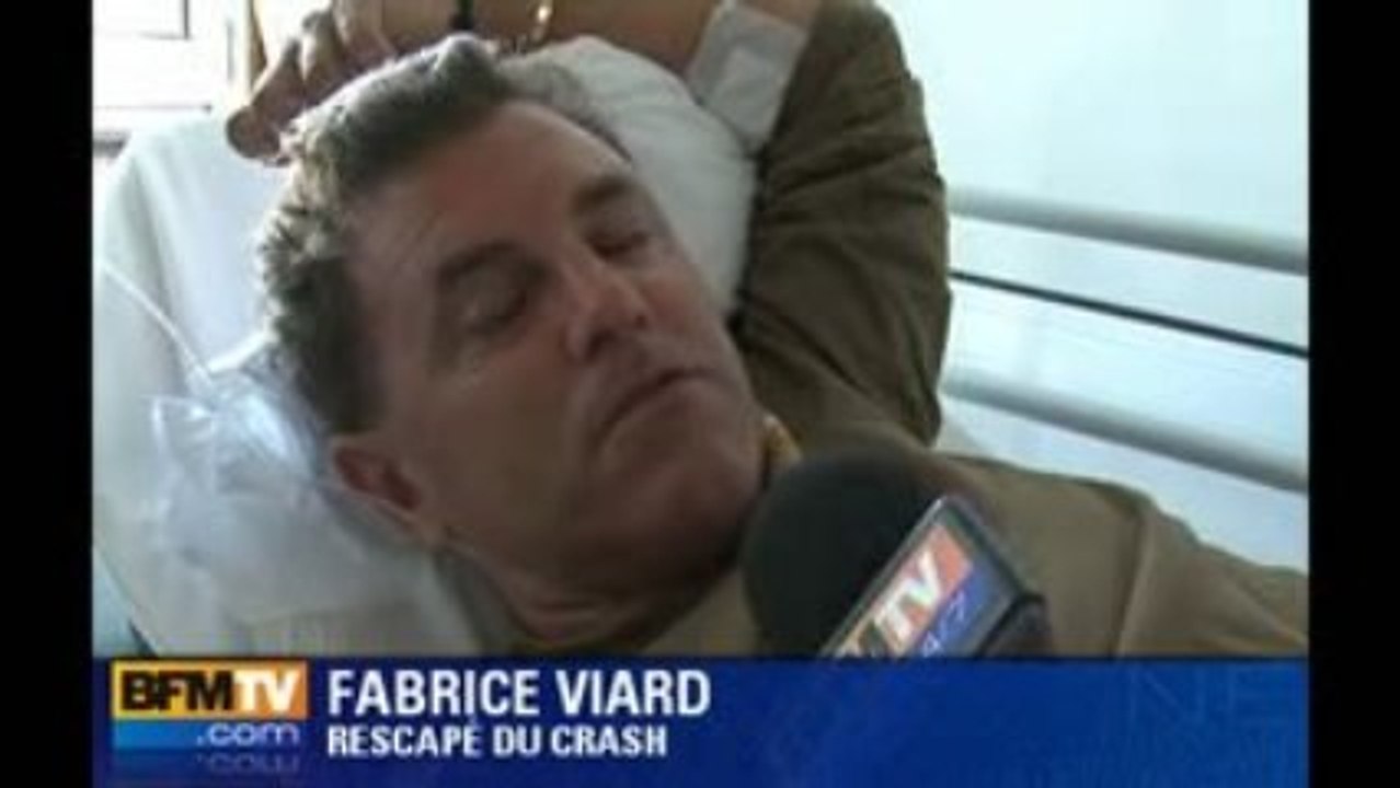 Les rescapés du crash témoignent
