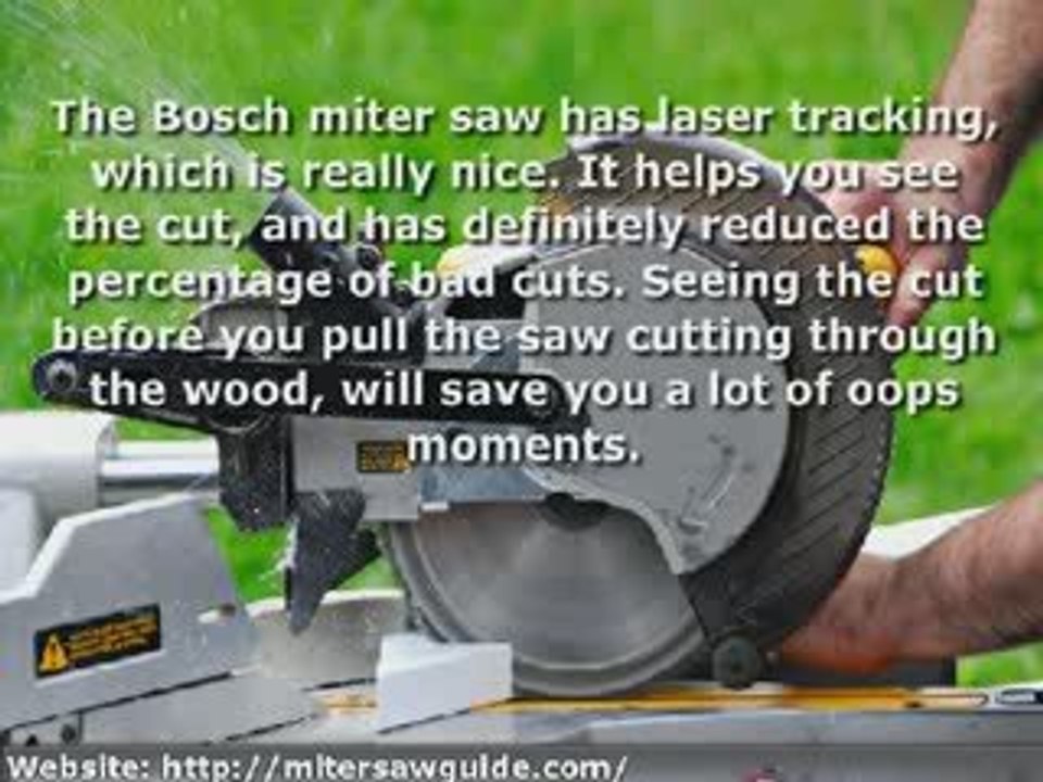 Why you should choose a Bosch miter saw