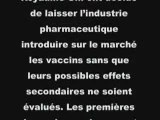 Vaccin H1N1: immunité des laboratoires ?