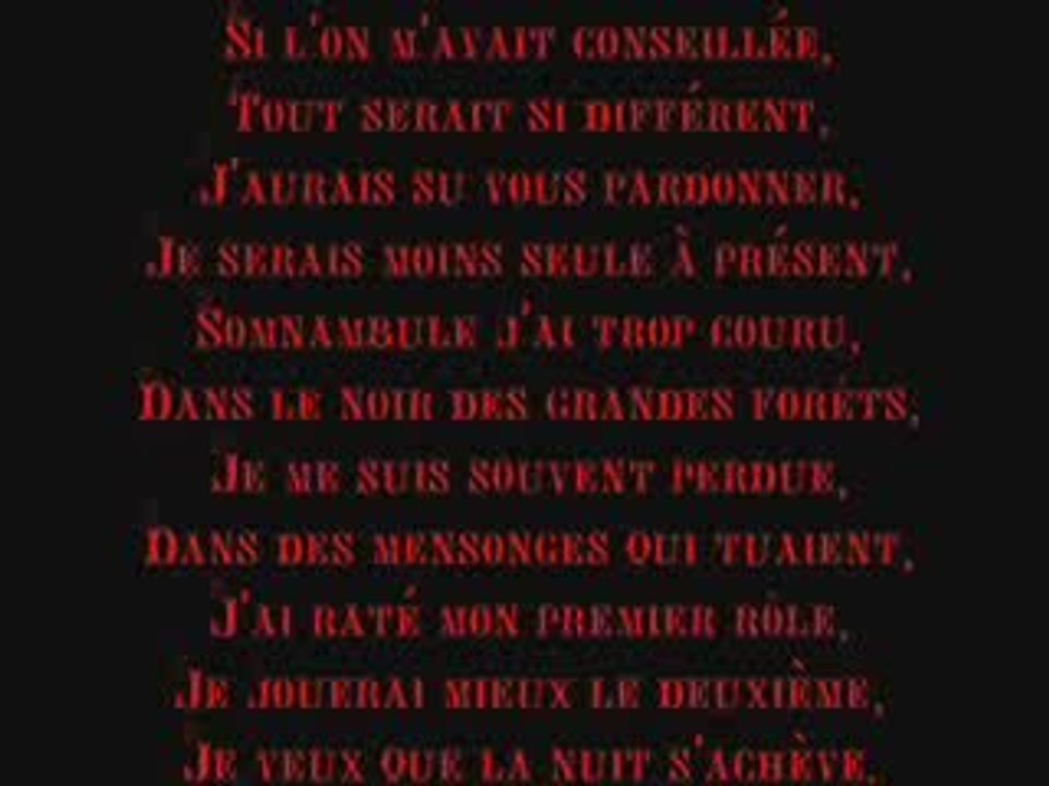 En rouge et noir