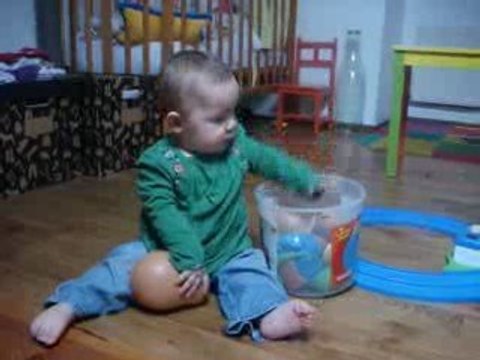 Les premiers pas à 4 pattes de Sibylle