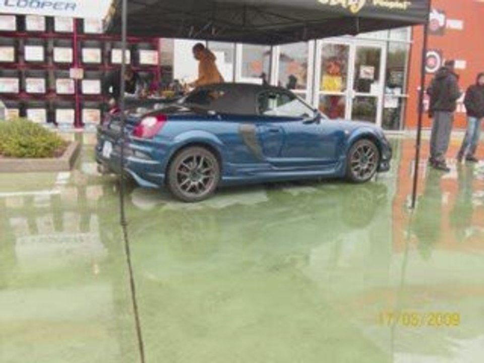 Rassemblement de voiture tuning et sport