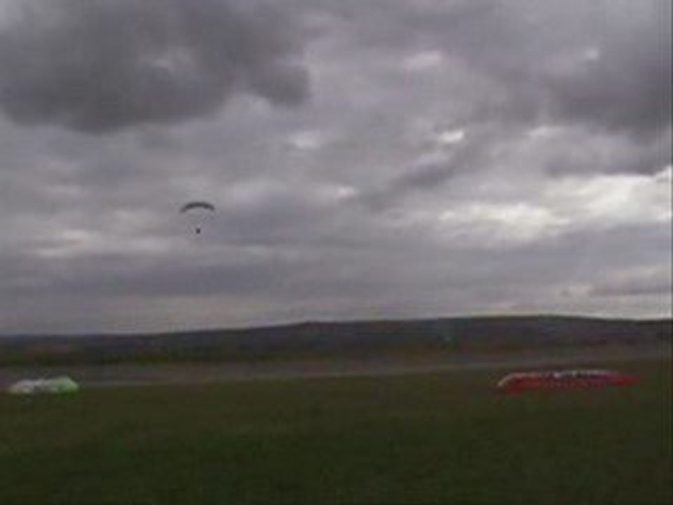 premier vol  d'Alfred en paramoteur
