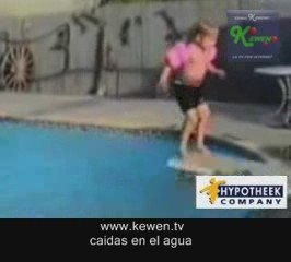 caidas en el agua