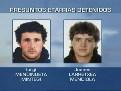 Los presuntos etarras detenidos en Francia