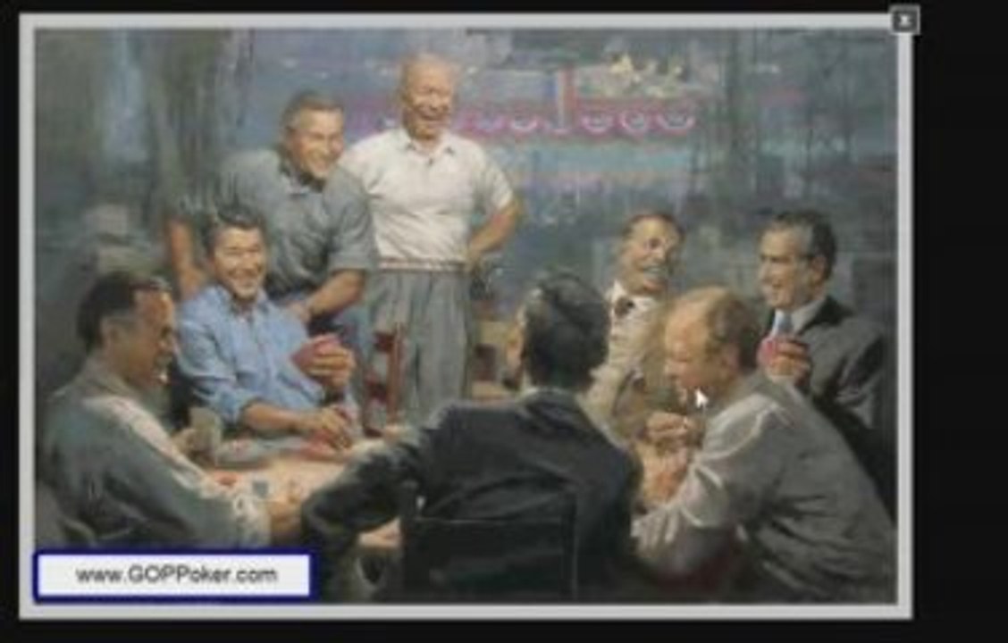 Grand Ol Gang - Republicans Poker By Andy Thomas