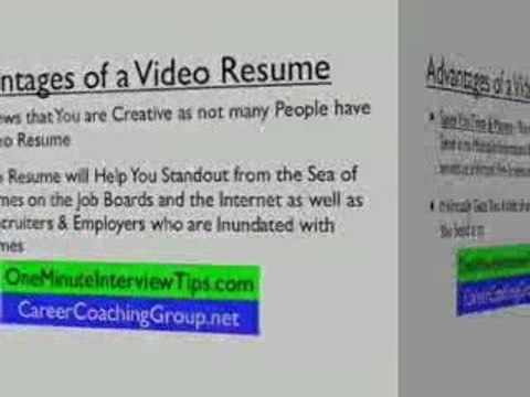 job interview questions video resumes in interview process