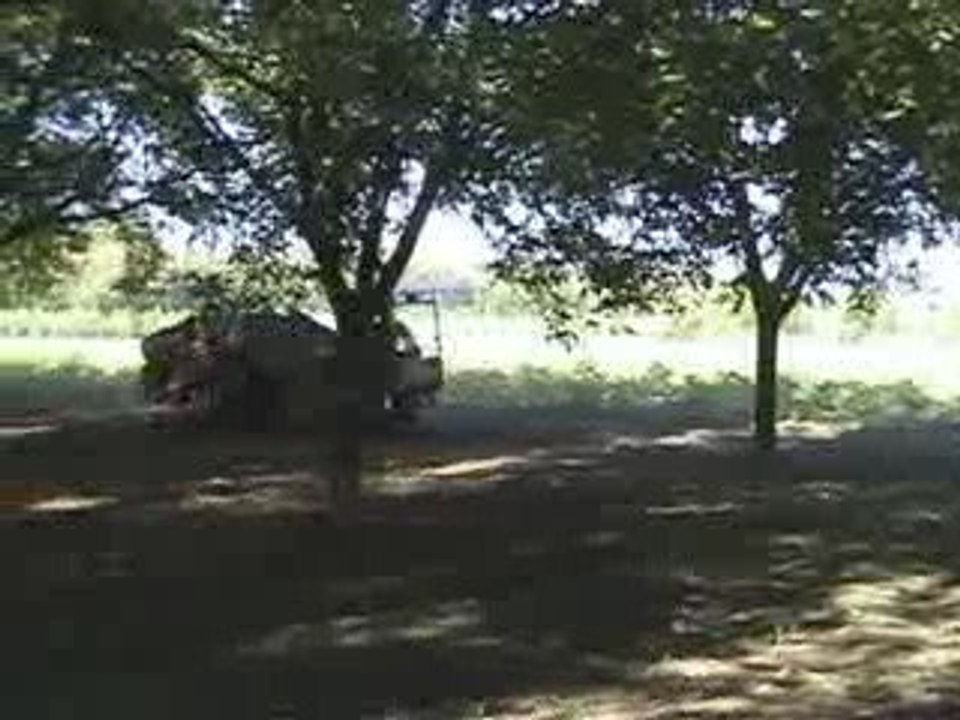 Une journée à la noix: ramassage mécanique des noix