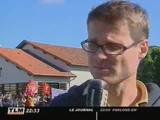 Grève des salariés de l'usine Jtekt à Irigny