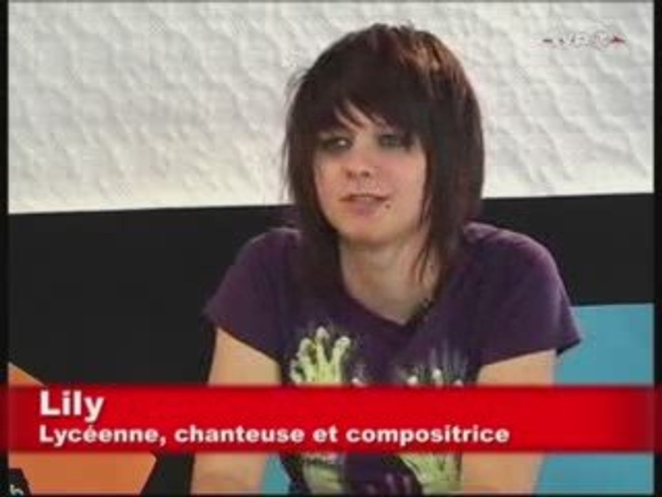 Lily, lycéenne, chanteuse et compositrice