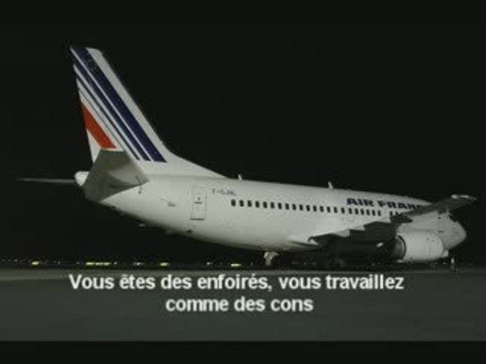 pilote d'Air France n'est pas content