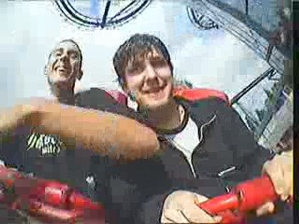 Denis et moi sur l'Euromir