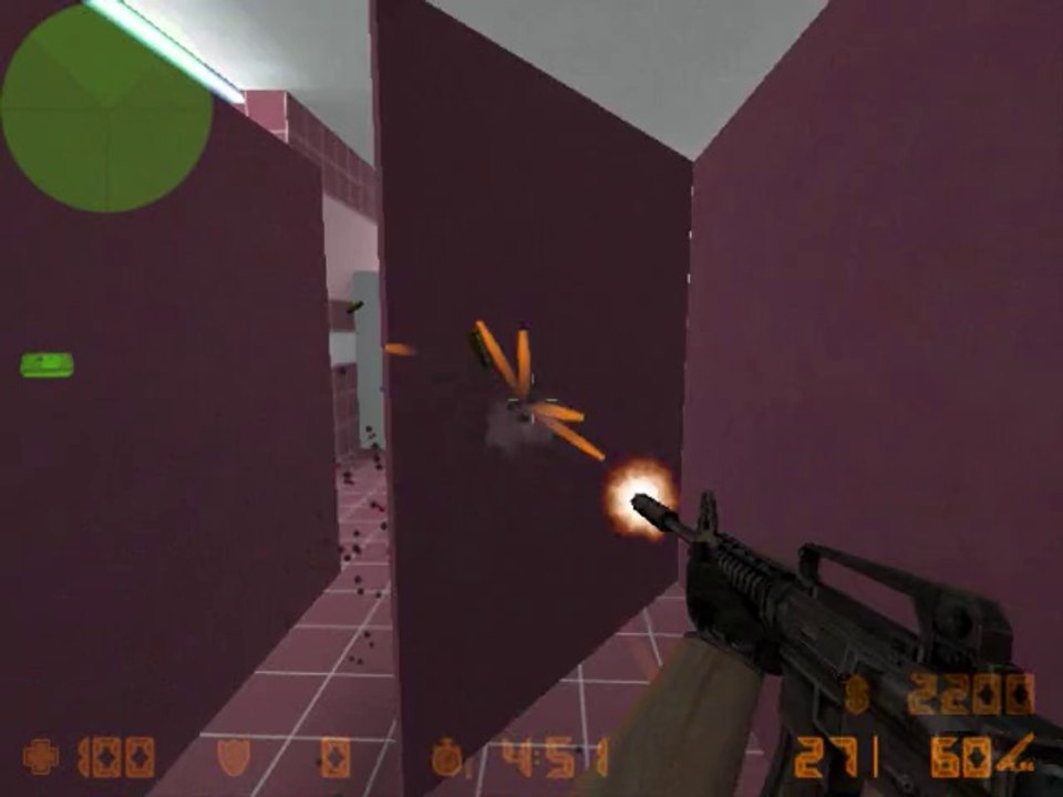 counter strike , technique du blocage de porte ...