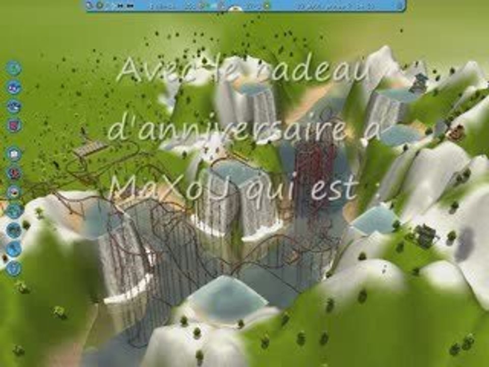 Roller coaster tycoon 3: la valées des cascades cadeau maxou