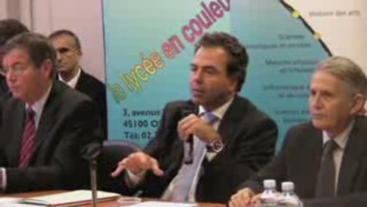 Lycée Voltaire - Orléans - Luc Chatel