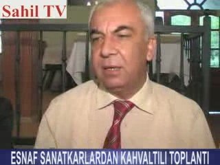 ESNAF SANATKARLARDAN KAHVALTILI TOPLANTI