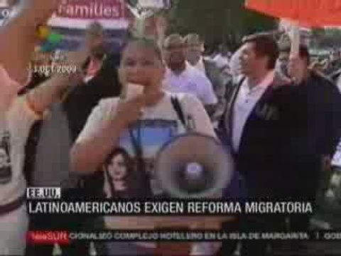 Inmigrantes latinoamericanos Eeuu exigen reforma migratoria