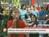 Niñas y niños especiales venezolanos le cantan al Presidente