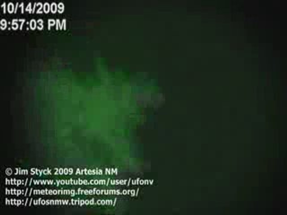 UFO HUGE Orange Oval Artesia NM 10/14/2009