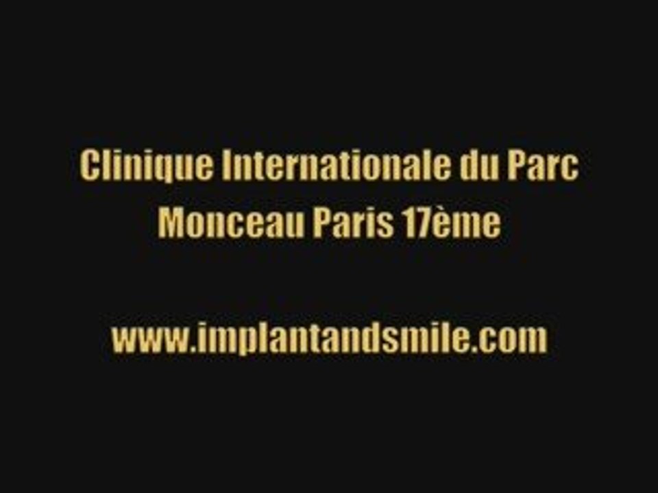 Clinique du Parc Monceau paris 17 Implants dentaires