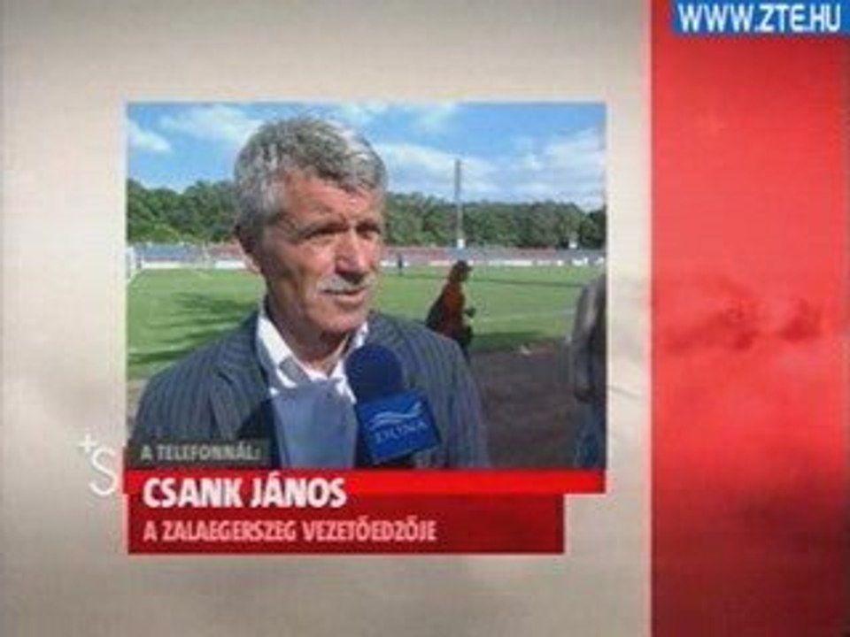 2009. október 15. Csank János riport a ZTE-Pápa előtt