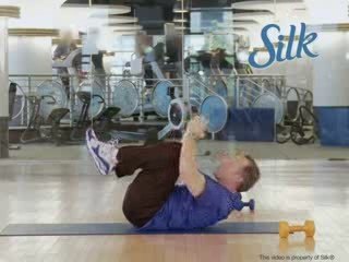 Silk Fitness - Hinge Crunch w/ Dumbbell