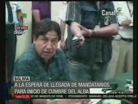 Canciller de Bolivia David Choquehuanca Cumbre ALBA