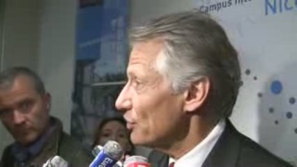 Dominique de Villepin : Réponses à la presse à Lille