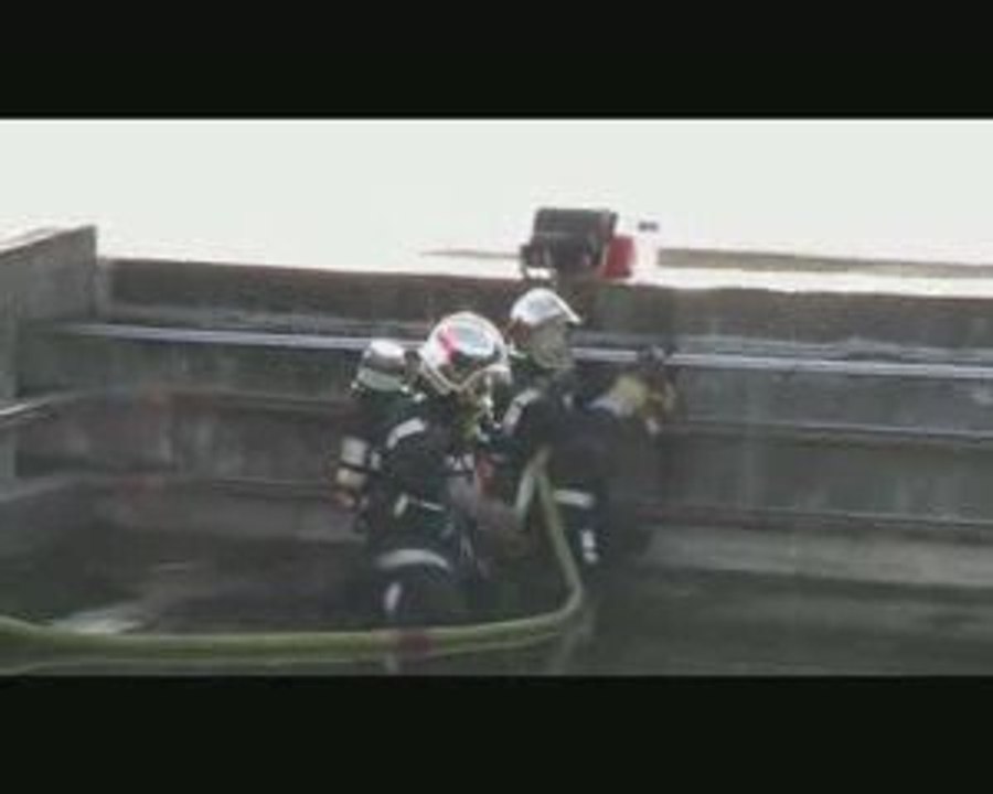 exercice pompiers cherbourg bis