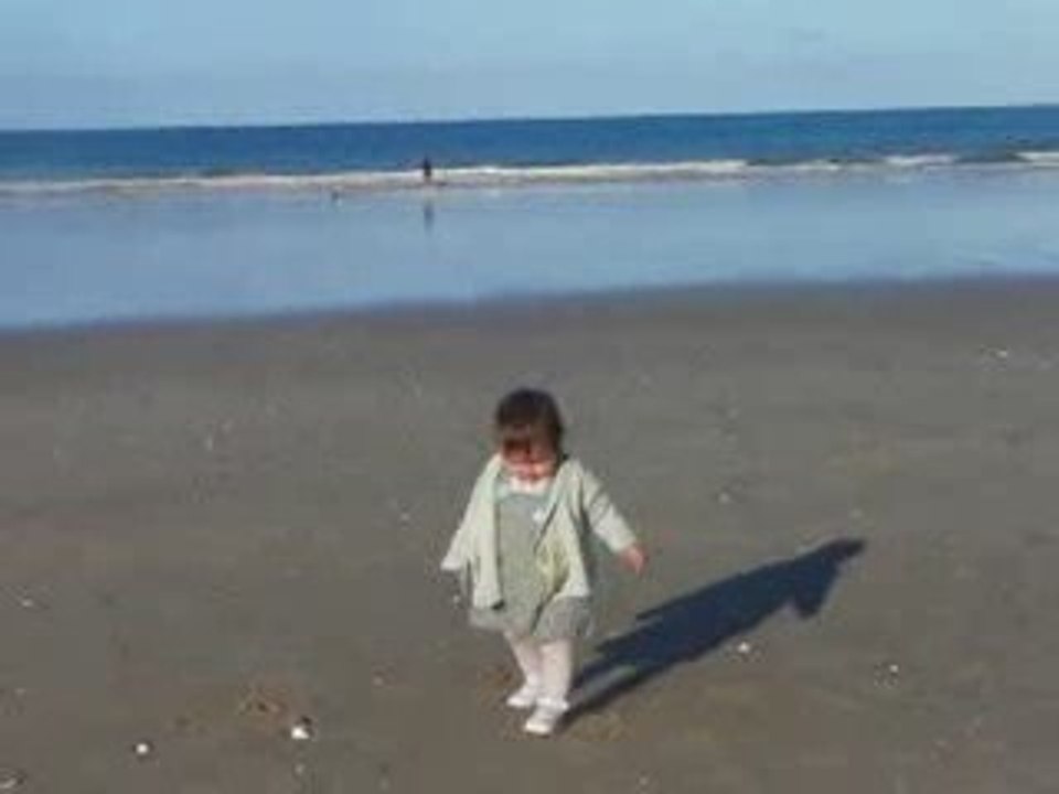 Andando en la playa !