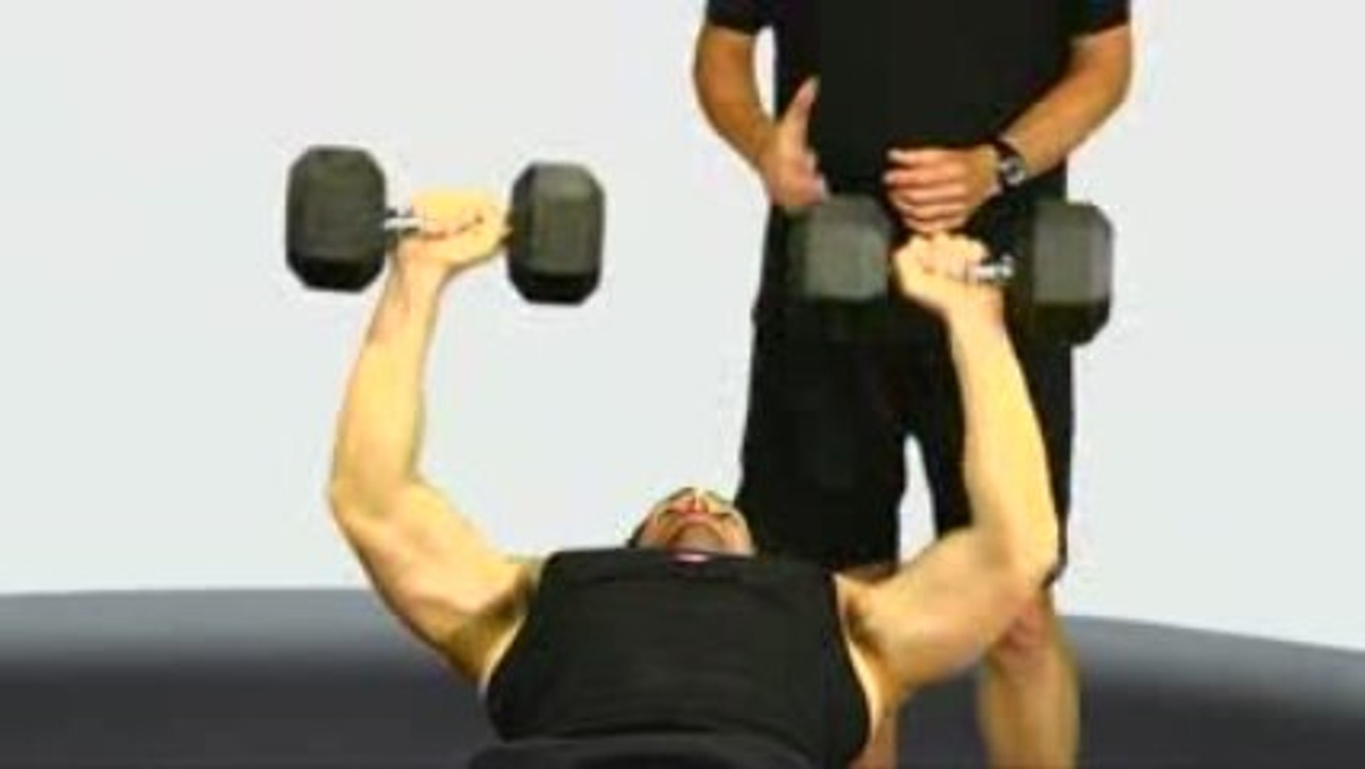 Dumbbell Bench Press Demonstration Video Maximuscle Video