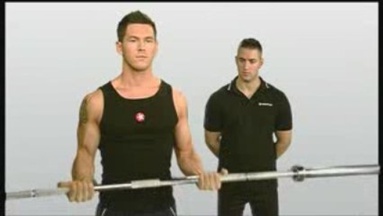 Barbell Curl Demonstration Video - Maximuscle