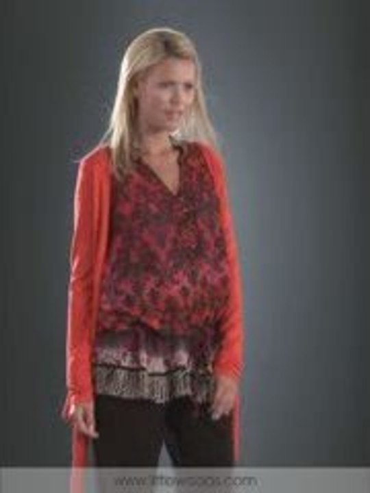 Savoir - DRAPE FRONT CARDIGAN
