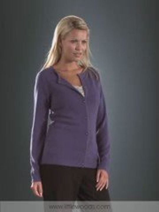 Savoir - HIGH NECK BUTTON CARDIGAN