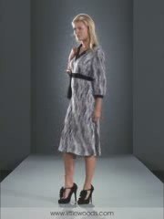 Savoir - PRINTED JERSEY DRESS 42 INC