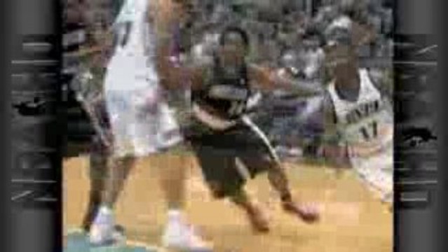 NBA Ronnie Price gets the underhand scoop to fall in.