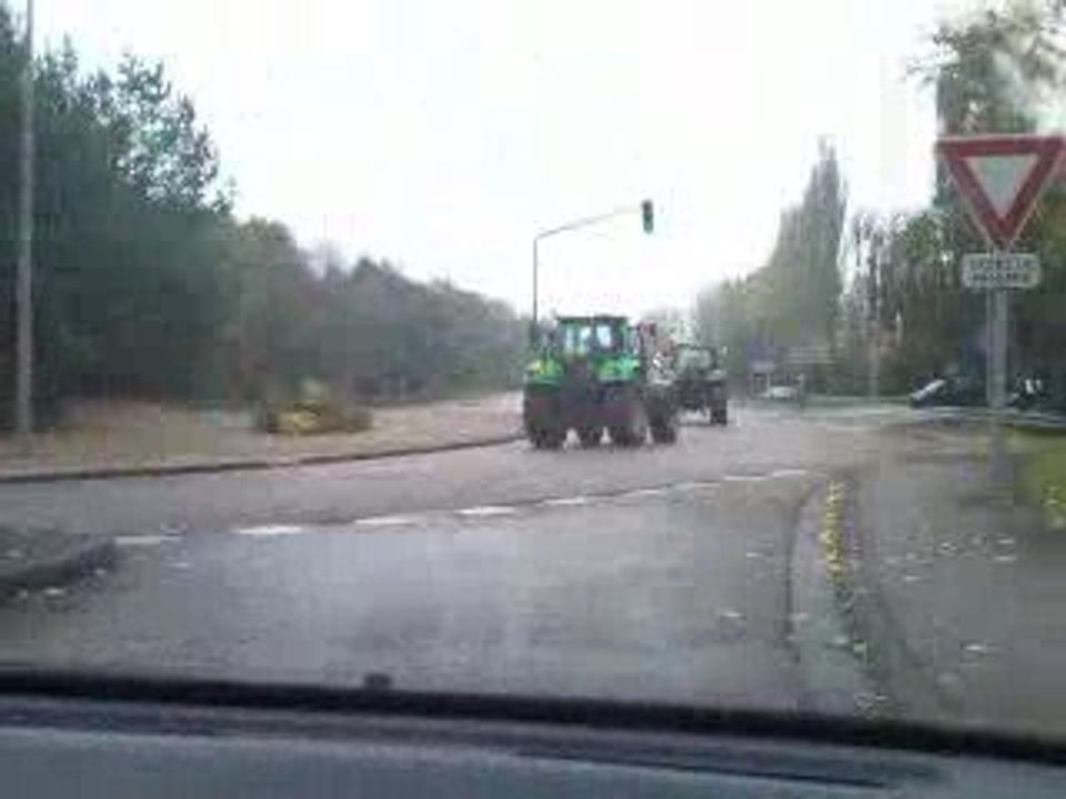 Manifestation des paysans Metz