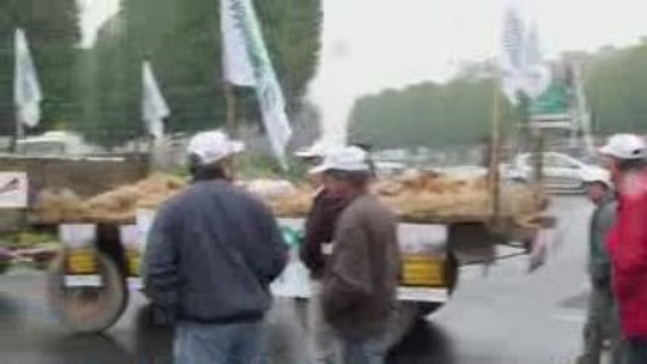 Nouvelle action des agriculteurs bas-normands