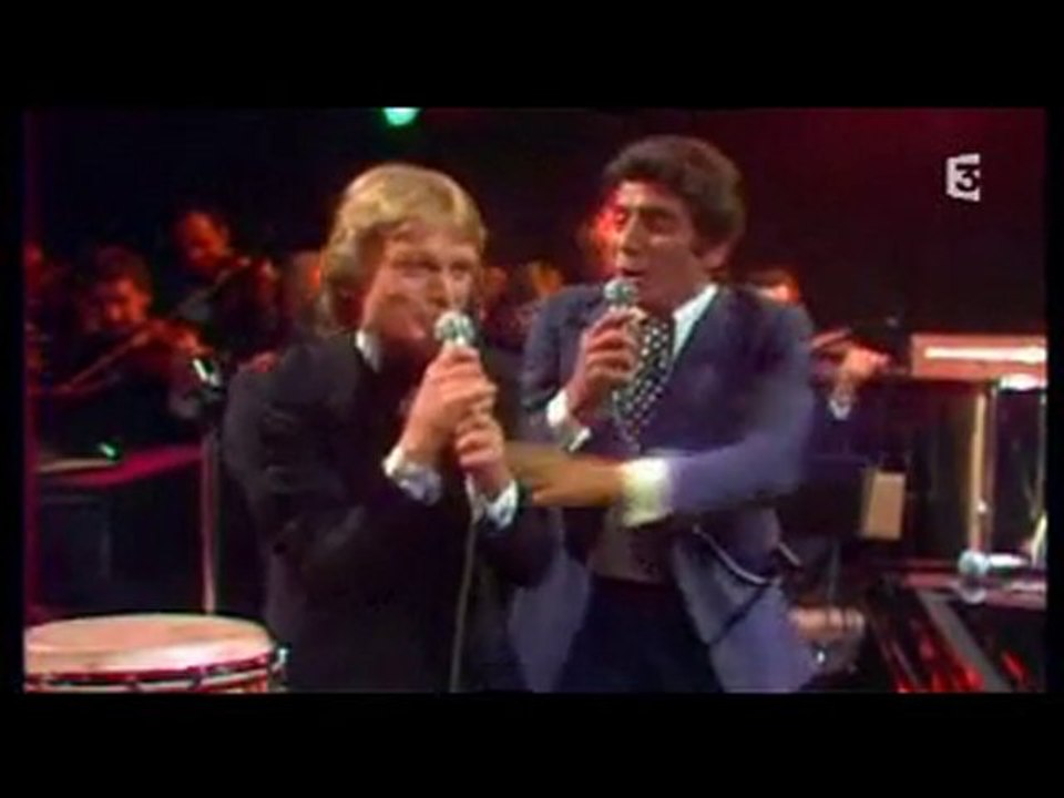 Claude François & Gilbert Bécaud l'important c'est la rose..