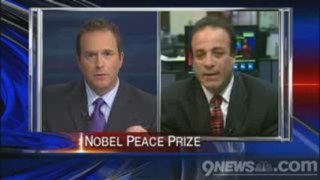 9 News Coverage with Shaul Gabbay - Obama's Nobel Peace Priz