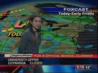 Jason Castro Plays Weatherman