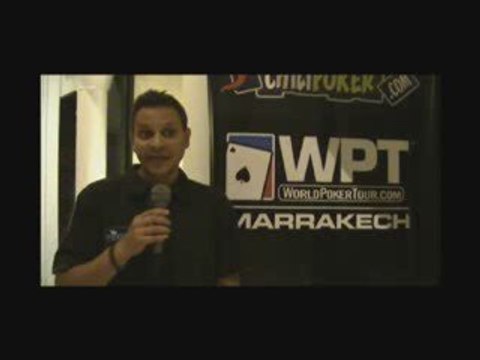 WPT Marrakech day 1: Interview d'Andrea, qualifié Poker770