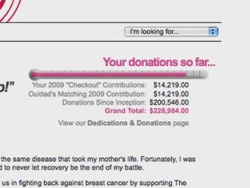 Ouidad Curls for a Cure - Support Breast Cancer Research 
