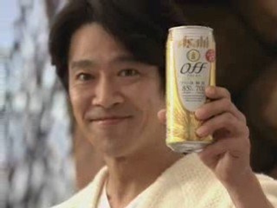 [CM]ASAHI OFF 堤真一 ログハウス篇