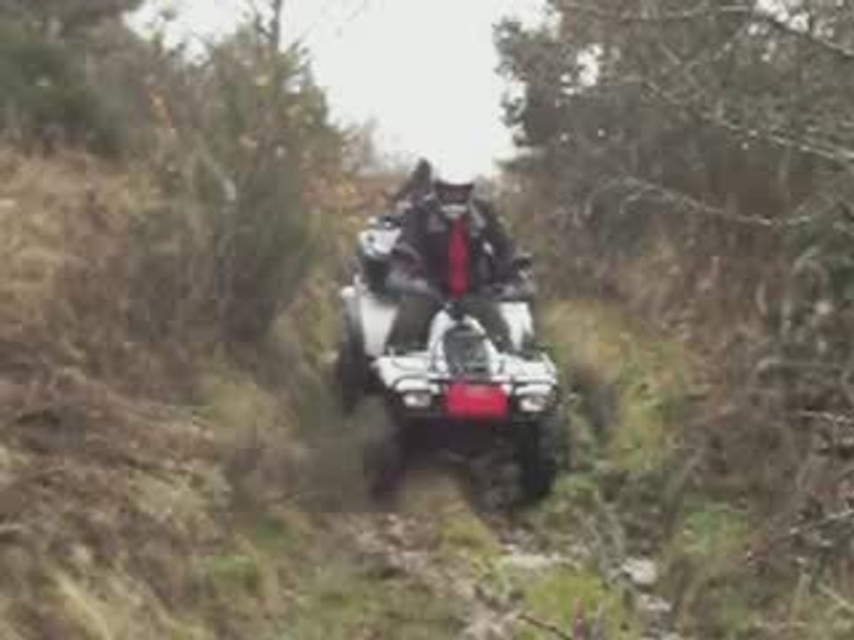 Une bonne descente en quads