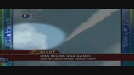 UFO tracks Iranian missiles