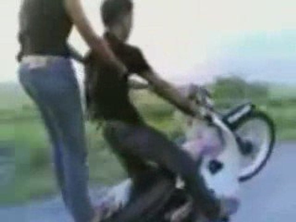 Régis et sa moto