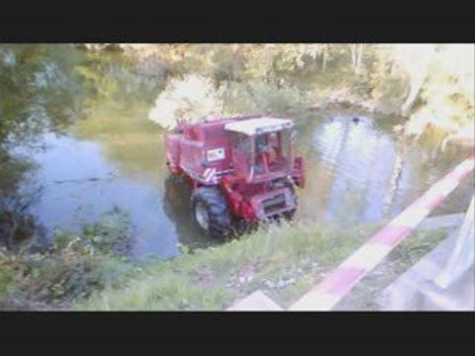 accident de moissonneuse