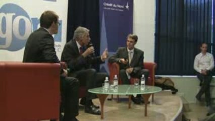 Dominique de Villepin, EDHEC : chômage et dette, les défis.